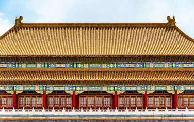 Low angle view of old building