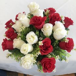 Close-up of rose bouquet