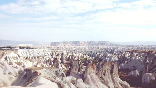 Panoramic view of landscape against sky