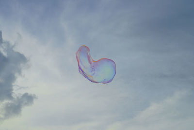 Low angle view of cloudy sky