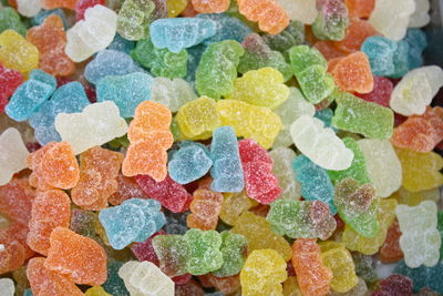 Close-up of multi colored candies