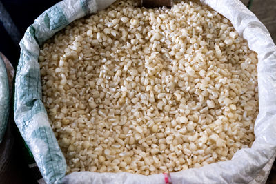 Beans for sale at the famous and grandiose são joaquim fair in salvador, bahia, brazil.