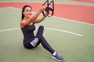 Portrait of a smiling young woman