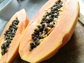 Close-up of fruit slices