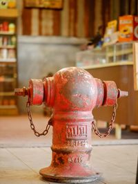 Close-up of fire hydrant
