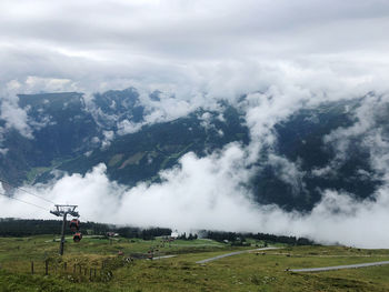 Scenic view of landscape against sky