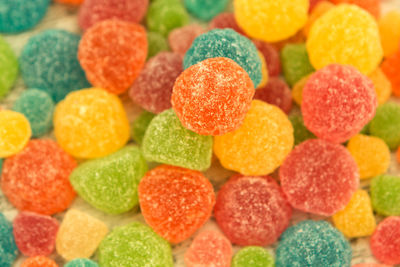 Full frame shot of multi colored candies