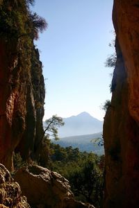 Scenic view of mountains