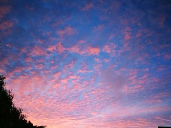 Low angle view of dramatic sky