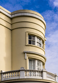 Low angle view of building against sky