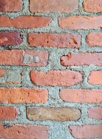 Full frame shot of brick wall