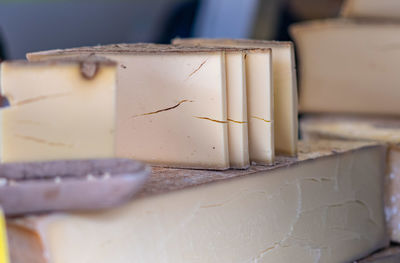 Close-up of food on table