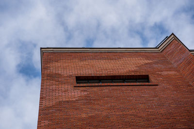 Low angle view of building against sky