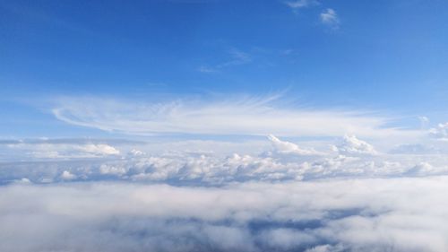 Low angle view of clouds in sky