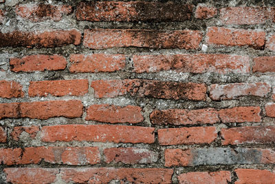 Full frame shot of brick wall