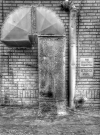 Brick wall with brick wall