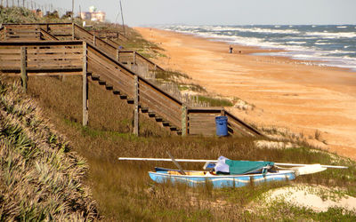 Scenic view of beach