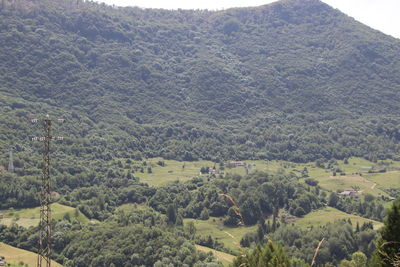 High angle view of landscape