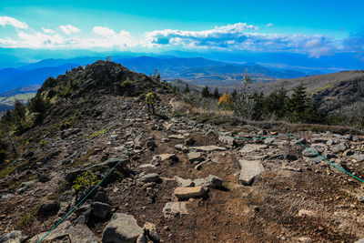 Scenic view of landscape against sky