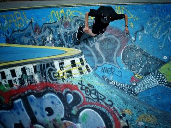 Graffiti on wall
