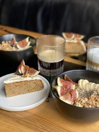 Close-up of food on table