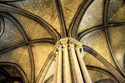 Low angle view of ceiling