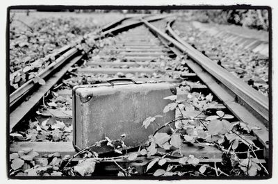 Train on road