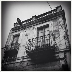 Low angle view of building against sky