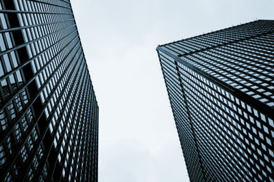 Low angle view of modern building against sky