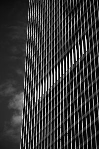 Low angle view of modern building against sky