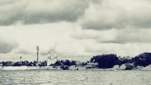 Panoramic view of landscape against sky