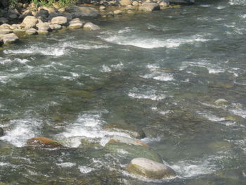 Rocks in water