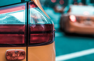 Close-up portrait of a glass of car