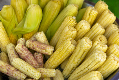 Full frame shot of onions for sale at market stall