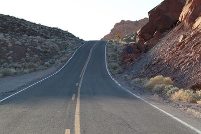 Road amidst mountain