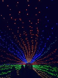 Light painting at night