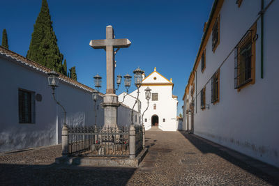 View of church