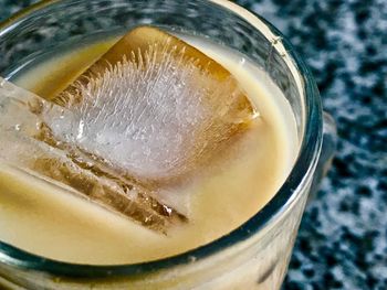 Close-up of drink on table