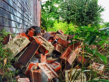 Abandoned rusty wheel