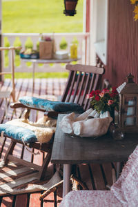 View of an animal on table