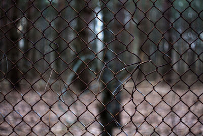 Full frame shot of chainlink fence