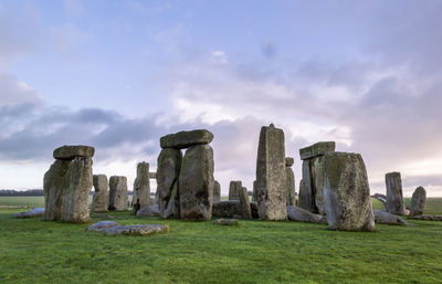 The heritage site of stonehenge