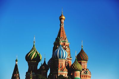 Cathedral of building against blue sky