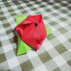 High angle view of multi colored paper on table