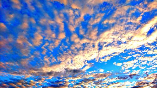 Low angle view of clouds in sky