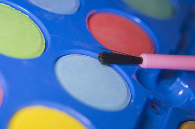 Close-up of multi colored pencils