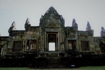 Low angle view of a temple