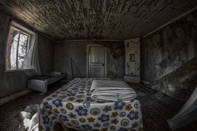 Interior of abandoned room