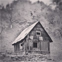 View of abandoned house