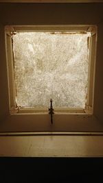 Window of old abandoned building